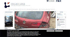 Desktop Screenshot of desguacelizana.com